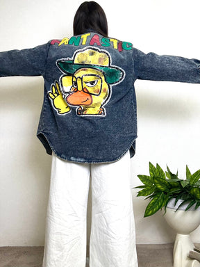 Giacca Vintage Patchwork Animalier