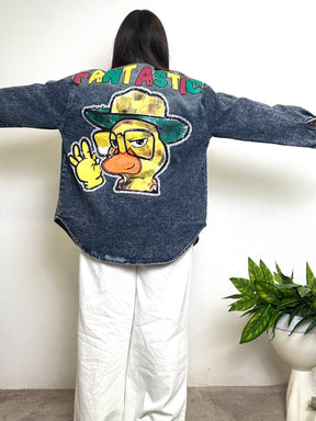 Giacca Vintage Patchwork Animalier