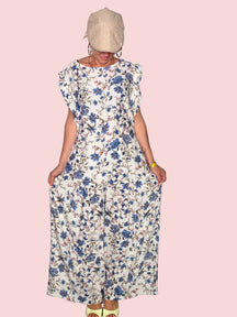 Pantalone Wide Leg Floreale Viscosa