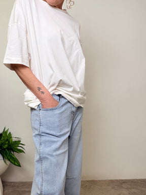 Jeans Oversize Azzurro Chiaro