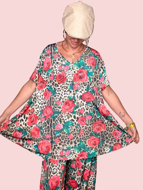 Completo Animalier Rose Oversize