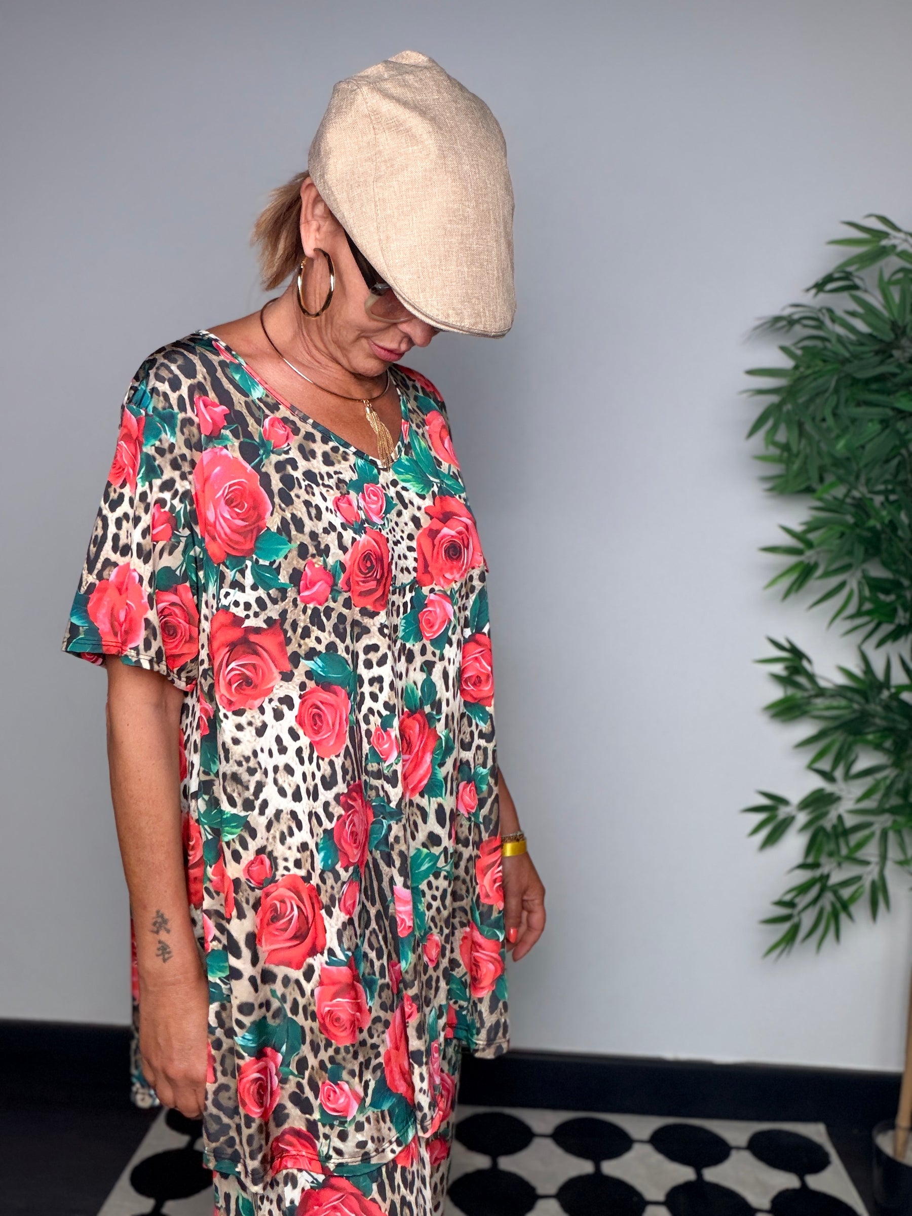 Completo Animalier Rose Oversize