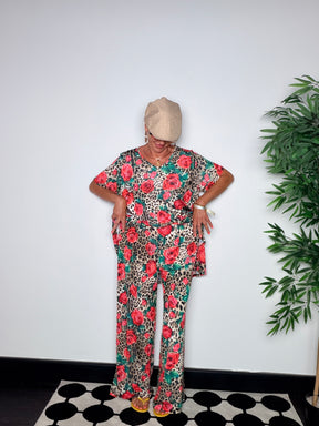 Completo Animalier Rose Oversize