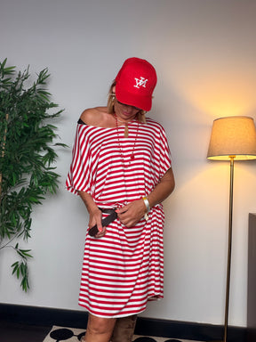 Abito a Righe Oversize – Disponibile in più colori