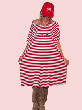Abito a Righe Oversize – Disponibile in più colori