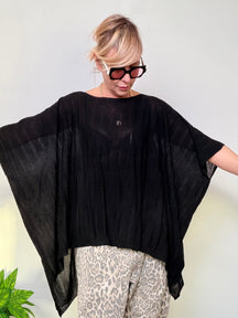 Maglia Oversize con Maniche Ampie