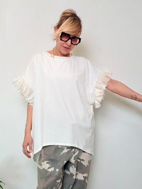 T-Shirt c/applicazione manica