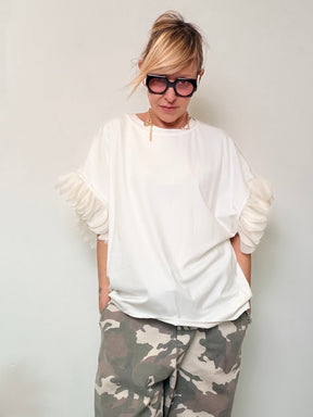 T-Shirt c/applicazione manica