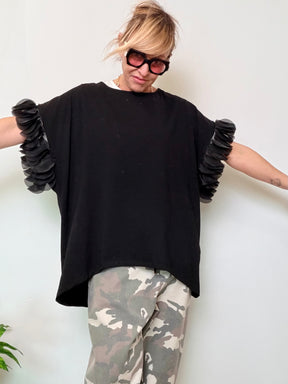 T-Shirt c/applicazione manica