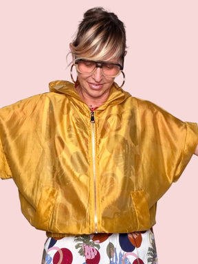 Bomber in Organza con Cappuccio