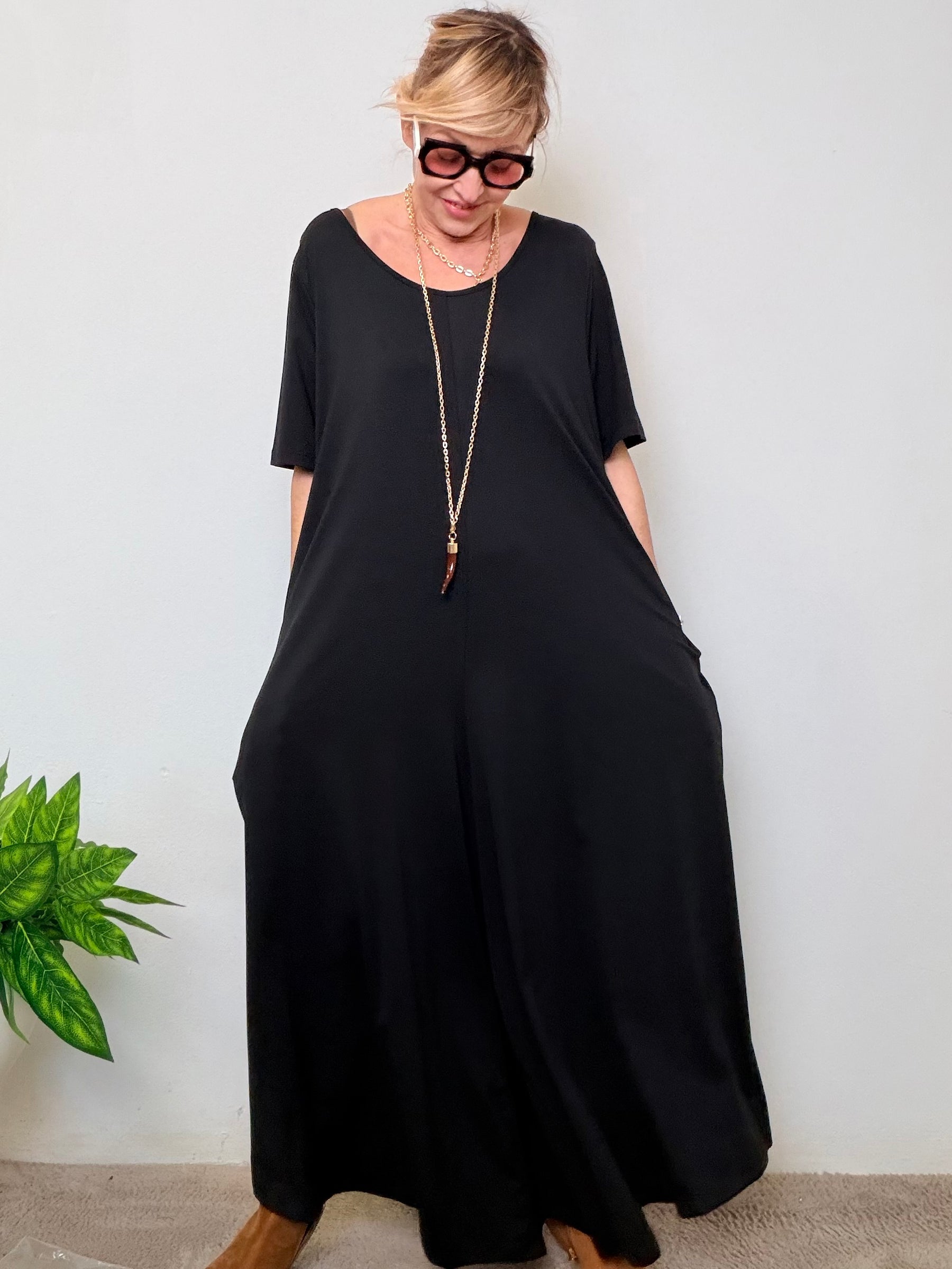 Tuta Donna Cotone Stretch