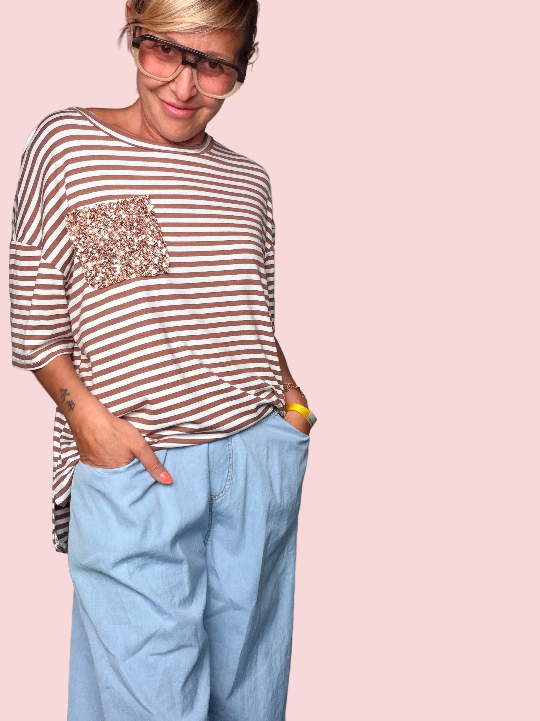 Jeans Balloon in chambray
