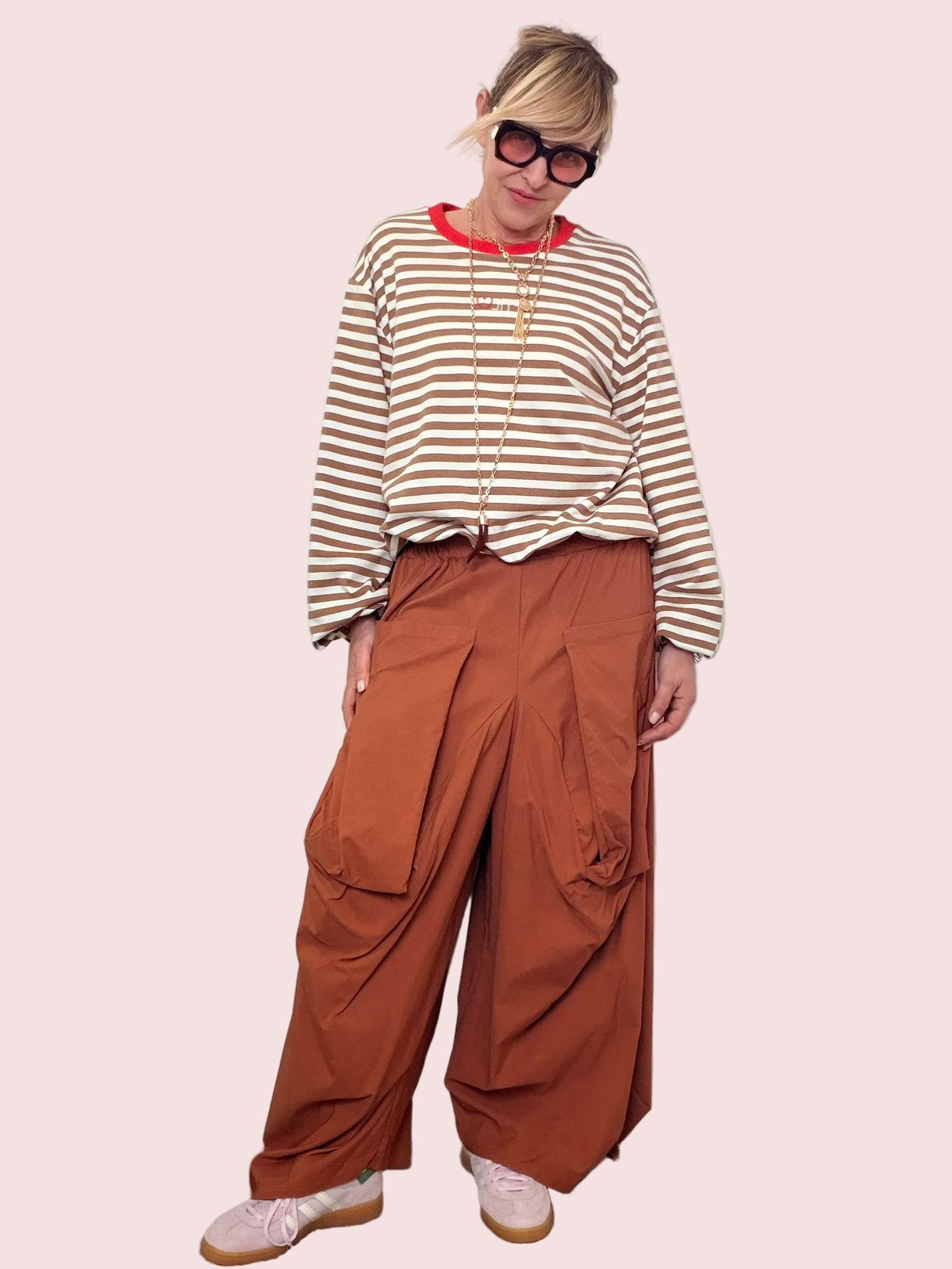 Pantalone Donna Viscosa Blend