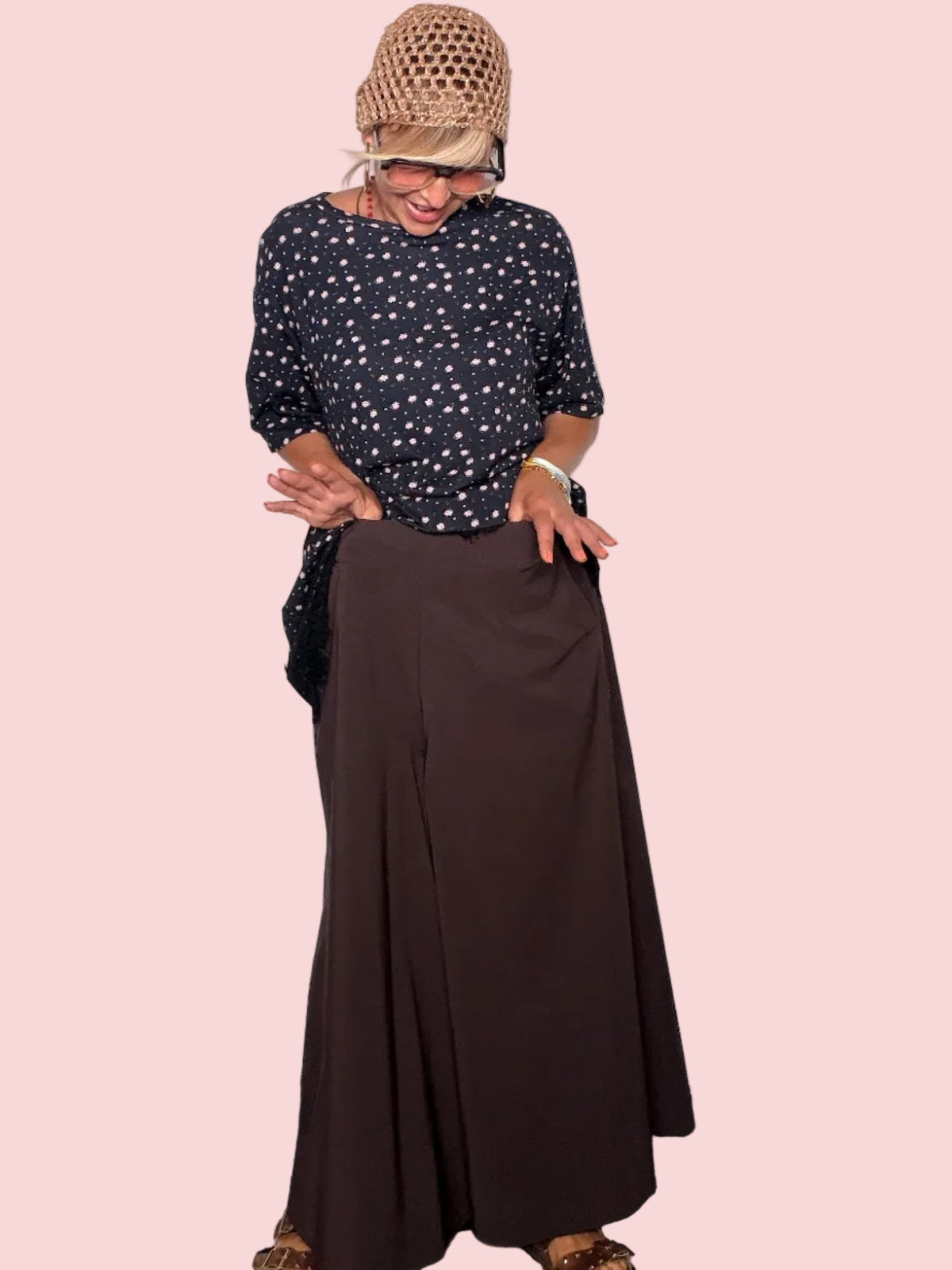 Pantagonna Oversize con Drappeggio