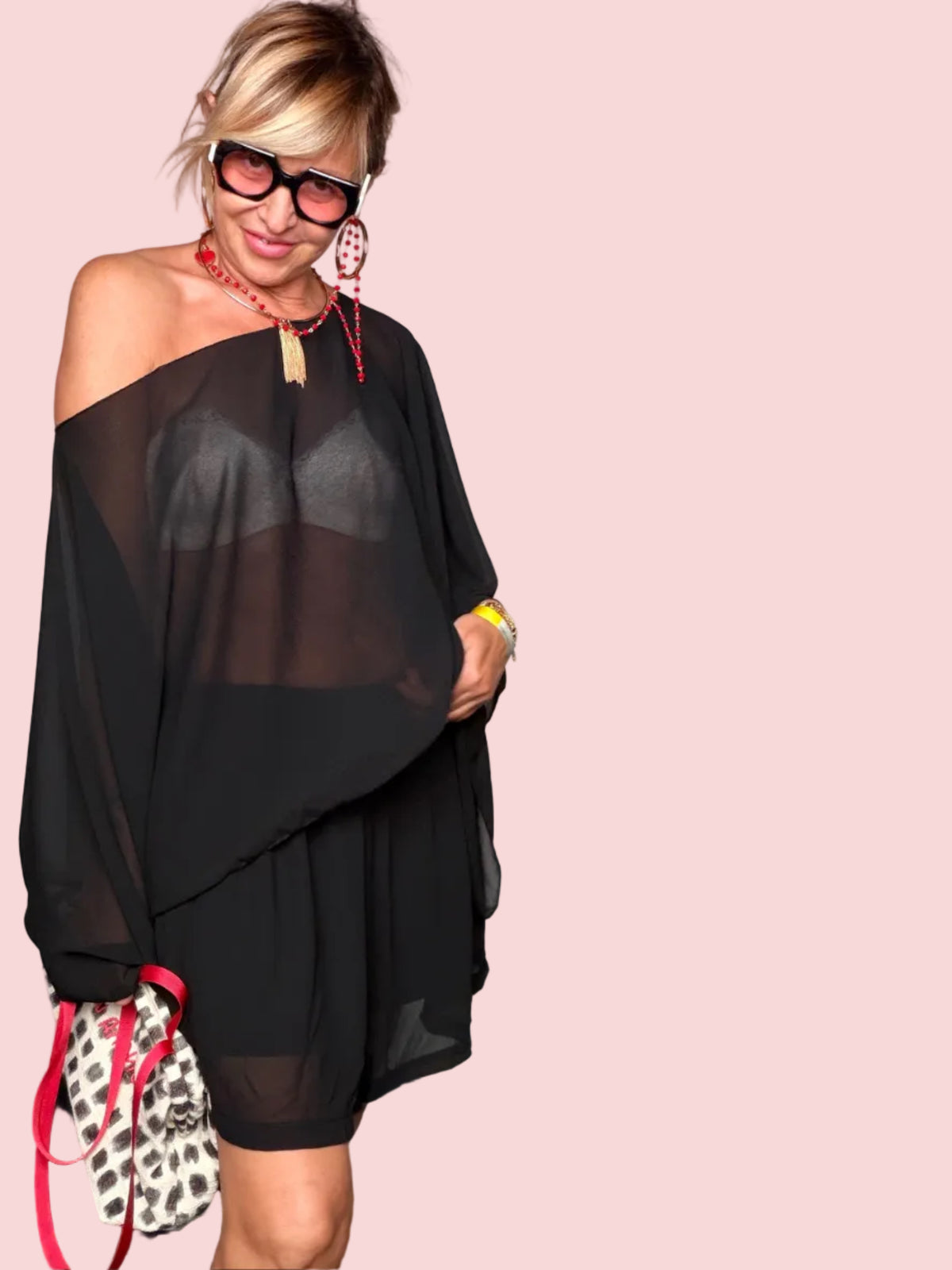 Completo Manica Pipistrello – Top e Shorts
