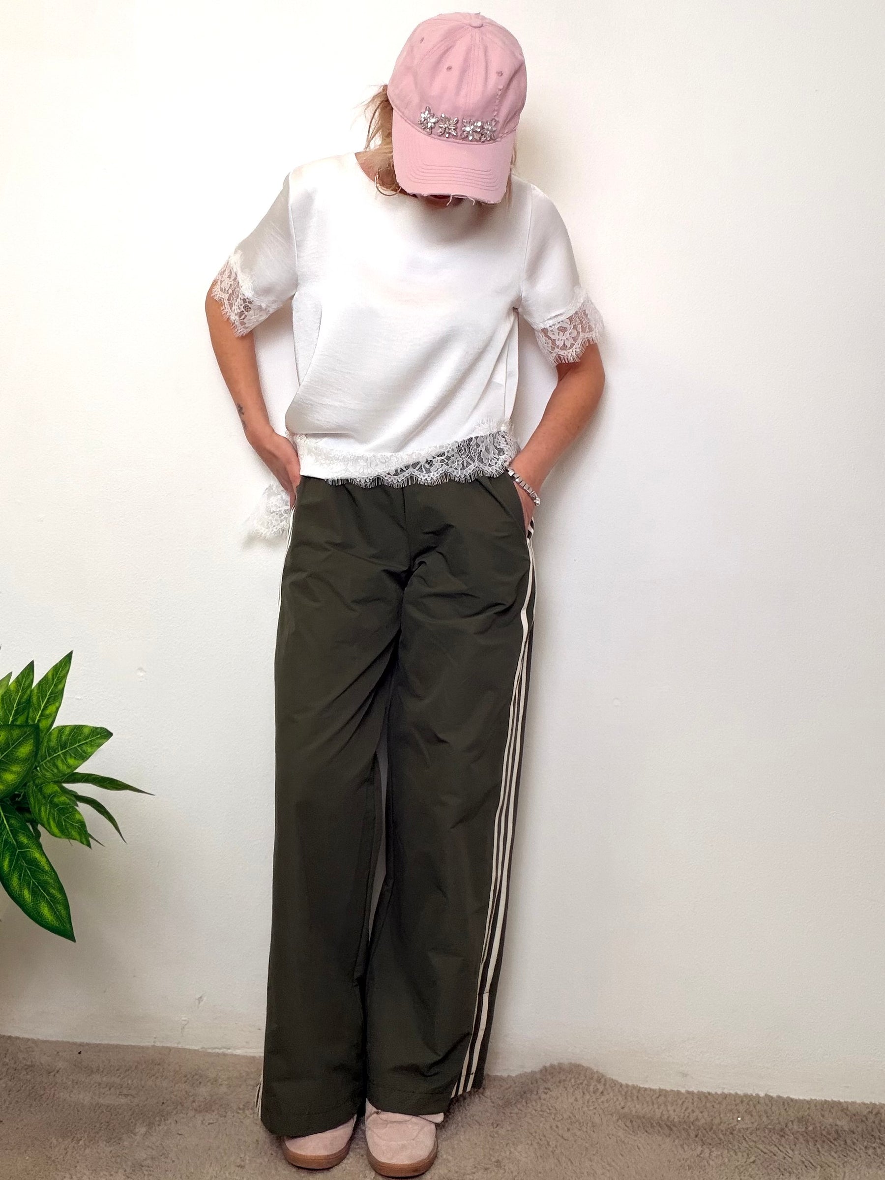 Pantaloni sportivi con bande laterali