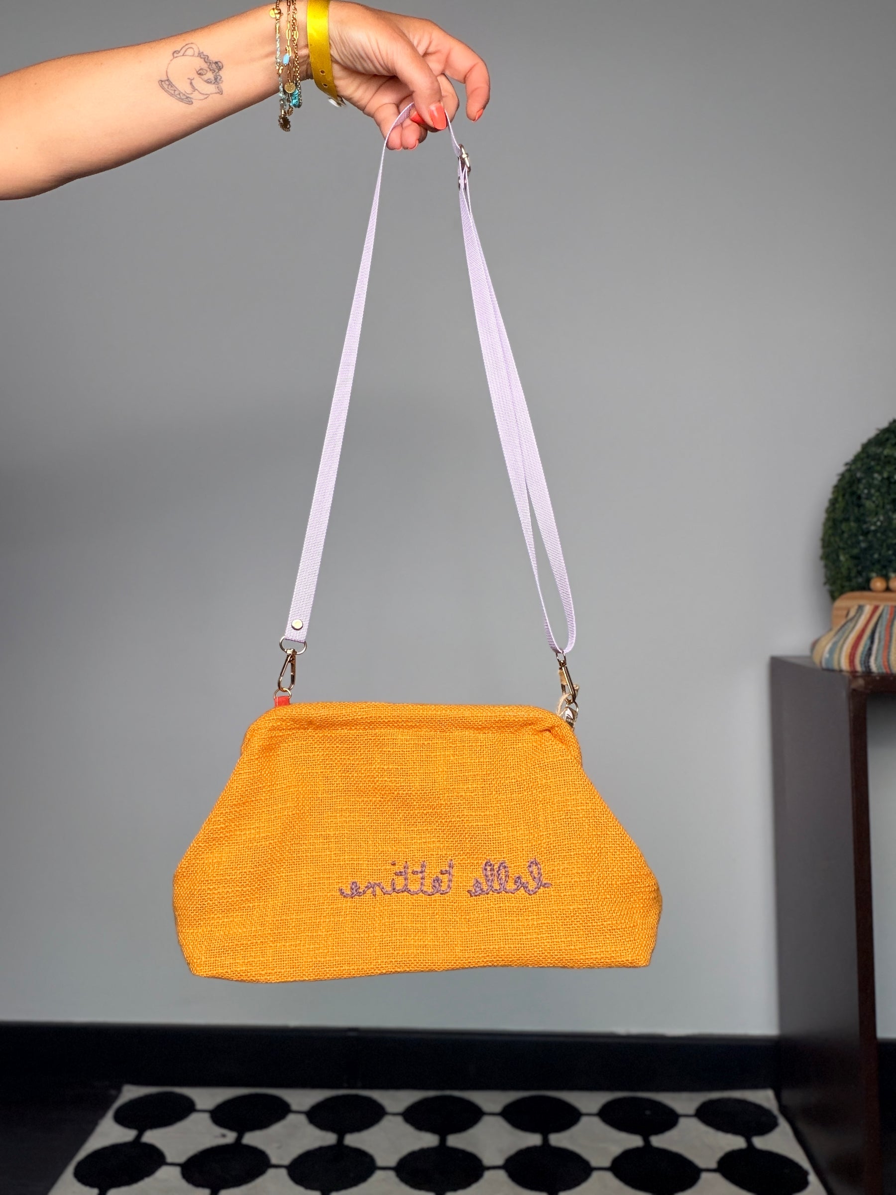 Borse in Lino e Rafia – Pochette e Borsa a Spalla