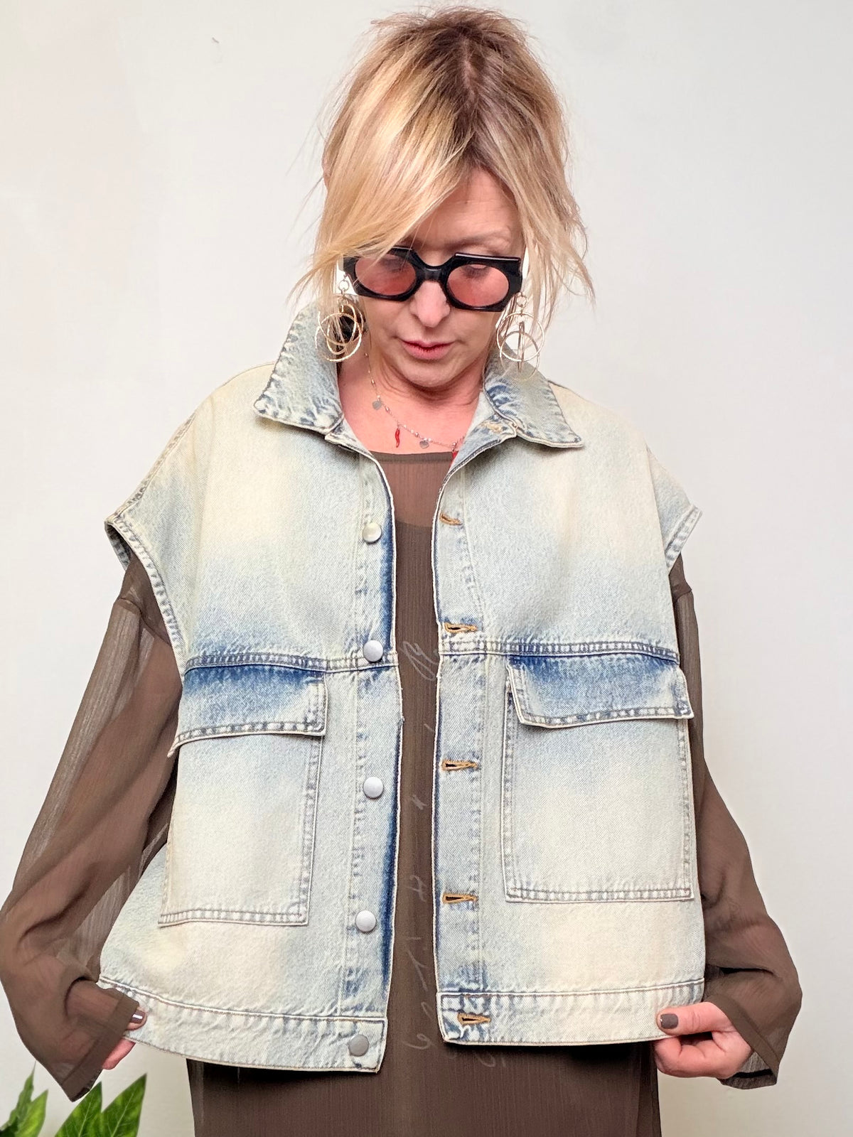 Gilet Denim Vintage