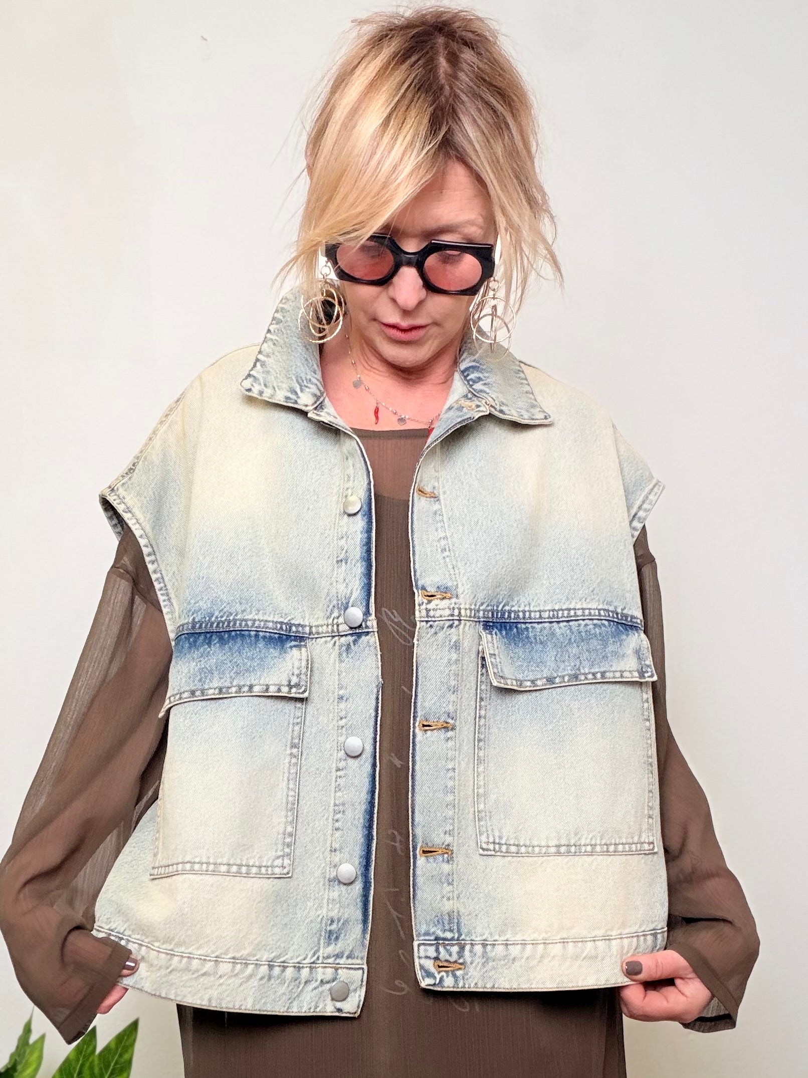 Gilet Denim Vintage