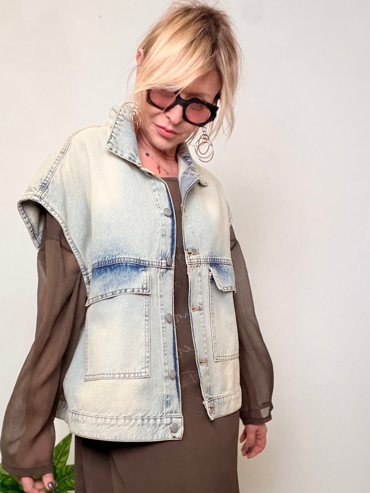 Gilet Denim Vintage