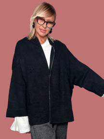 Giacca/Cardigan over in viscosa – morbida, comoda e super stilosa