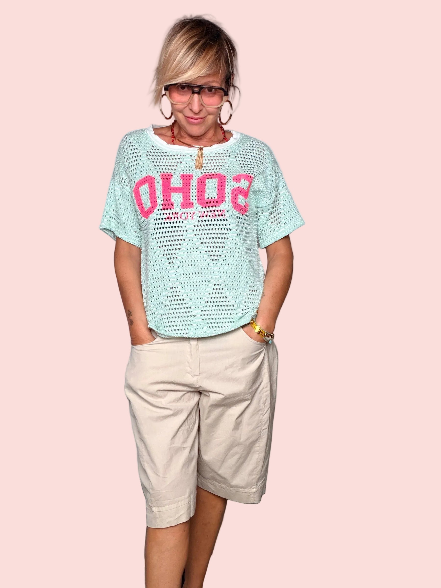 T-shirt traforata SOHO