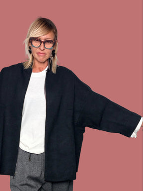 Giacca/Cardigan over in viscosa – morbida, comoda e super stilosa