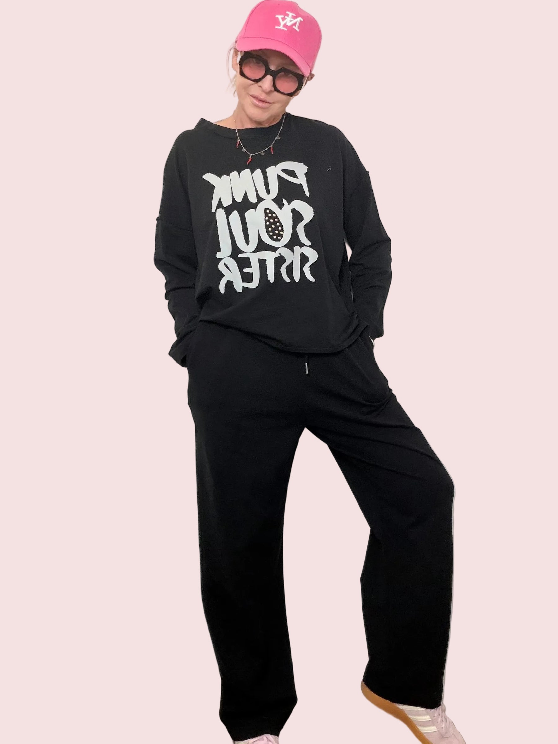 Pantalone felpa con coulisse