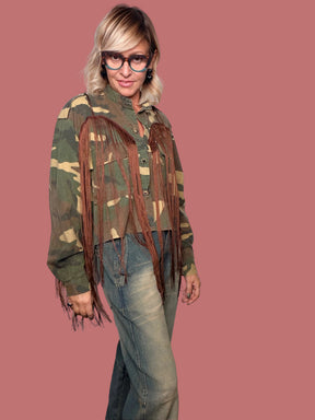 Jeans Le Streghe a palloncino con lavaggio sfumato