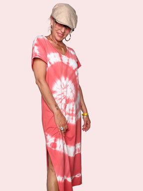 Abito Maxi Tie-Dye Spirale