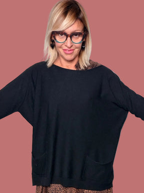 Maglia Over con Tasche