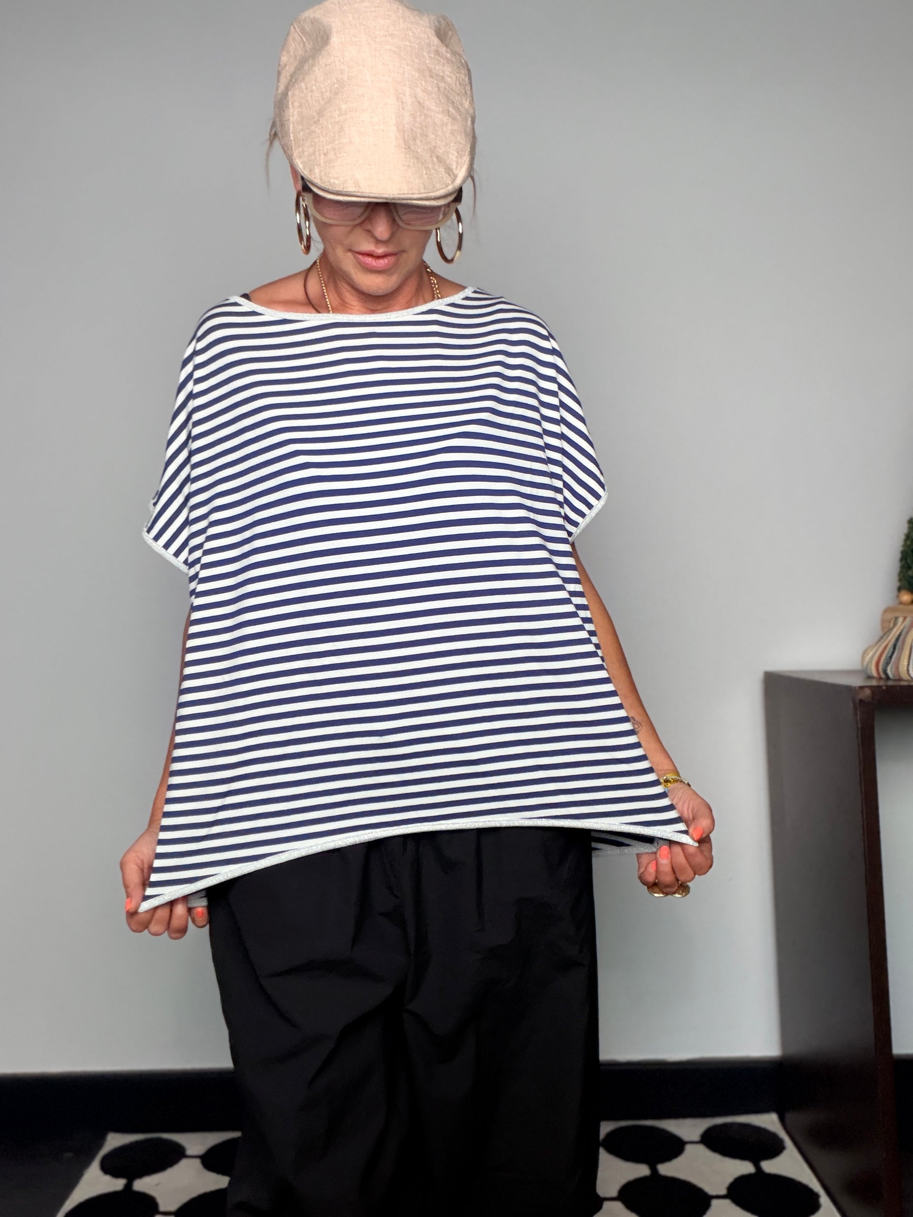 Maglia a Righe con Bordino Lurex (Copia)