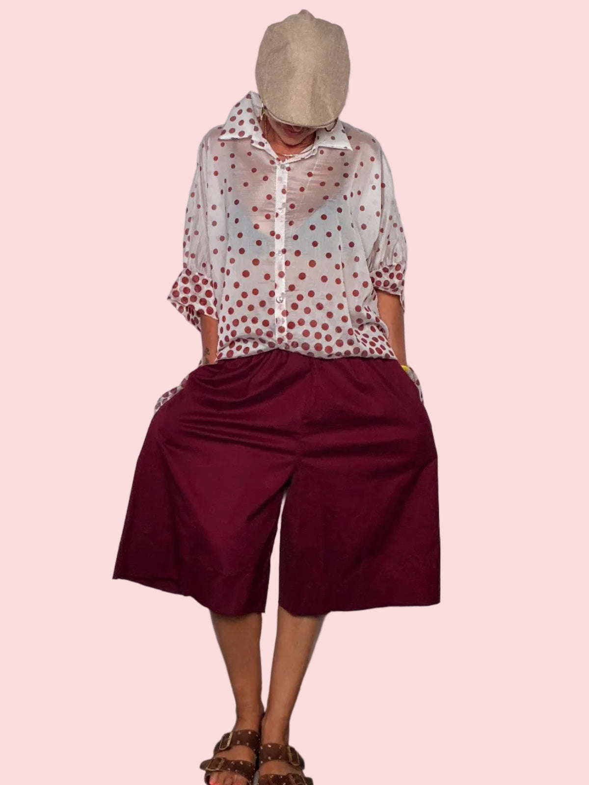 Bermuda Culottes in Bengalina