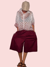 Bermuda Culottes in Bengalina