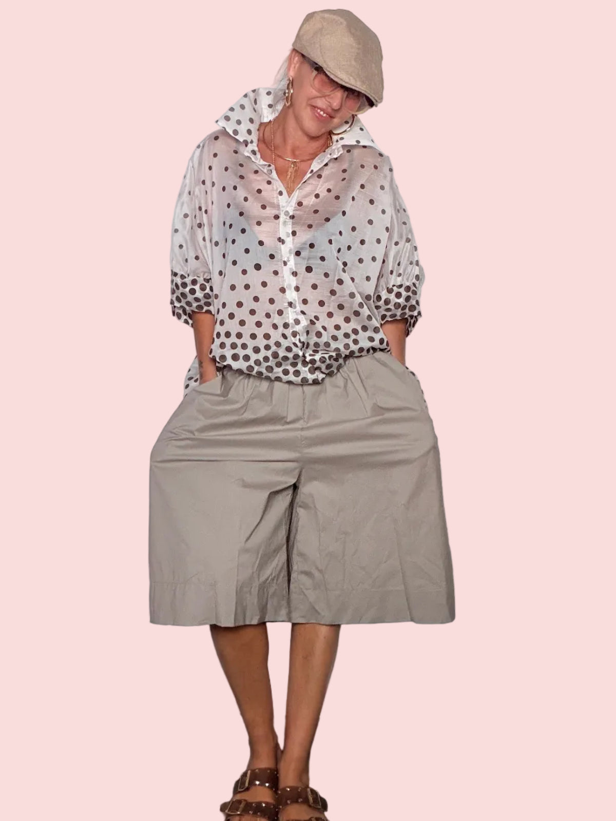 Bermuda Culottes in Bengalina
