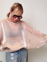 Camicia  Trasparente con Foulard Annodato Oversize