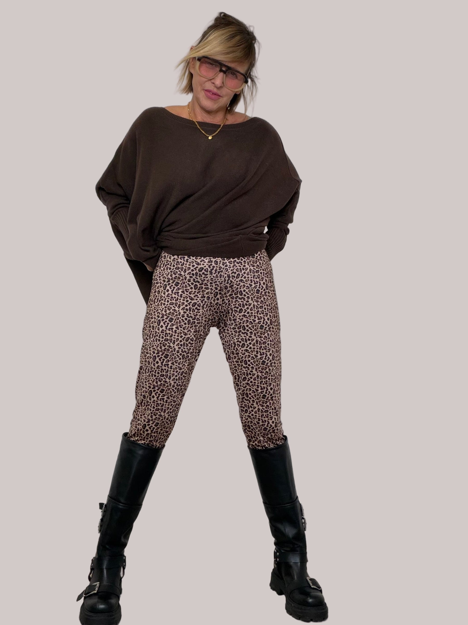SUSY STAR -Leggings Wild Touch licra elasticizzata