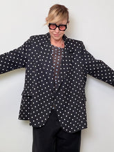 Giacca Pois Oversize - Bianca e Nera