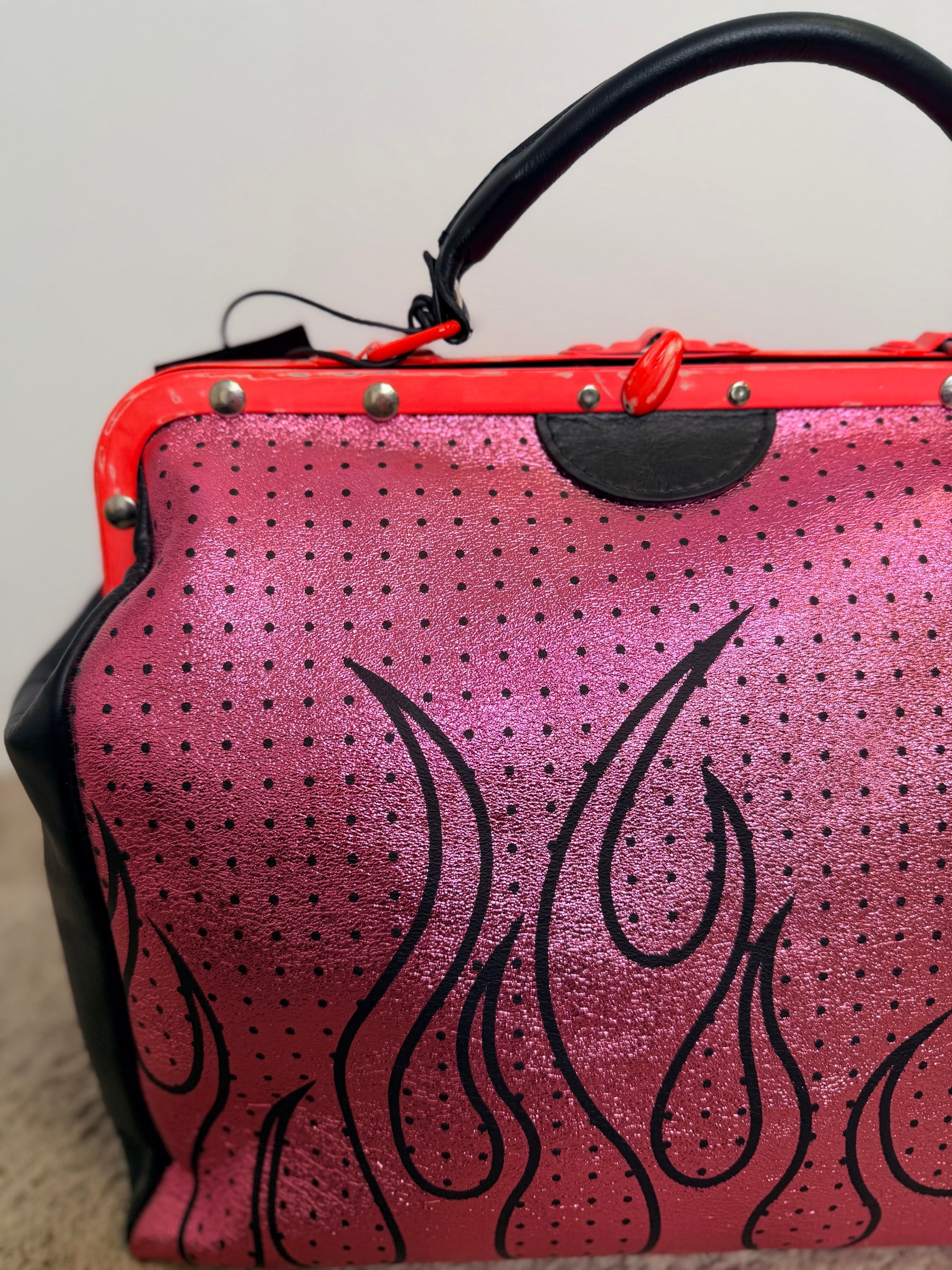 Doctor Bag Glitter Fiamme