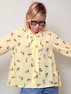 Camicia stampa cagnolini