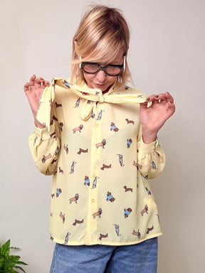 Camicia stampa cagnolini