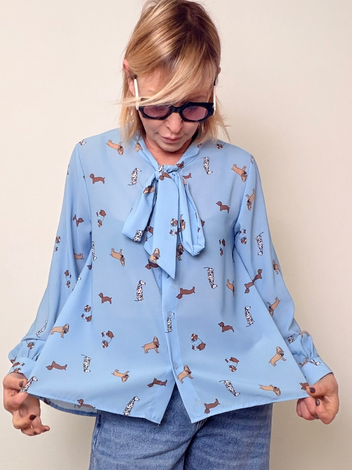 Camicia stampa cagnolini