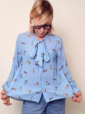 Camicia stampa cagnolini