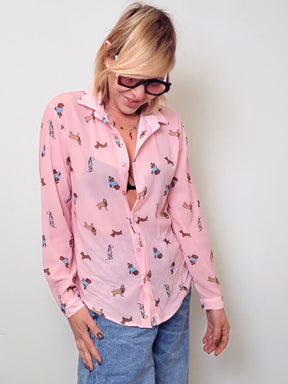 Camicia con Stampa Cagnolini