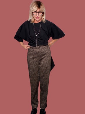 Pantalone a sigaretta Susy Star animalier
