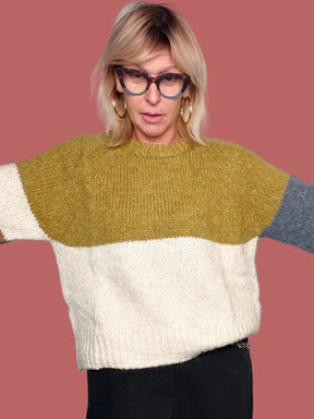 Maglia color block
