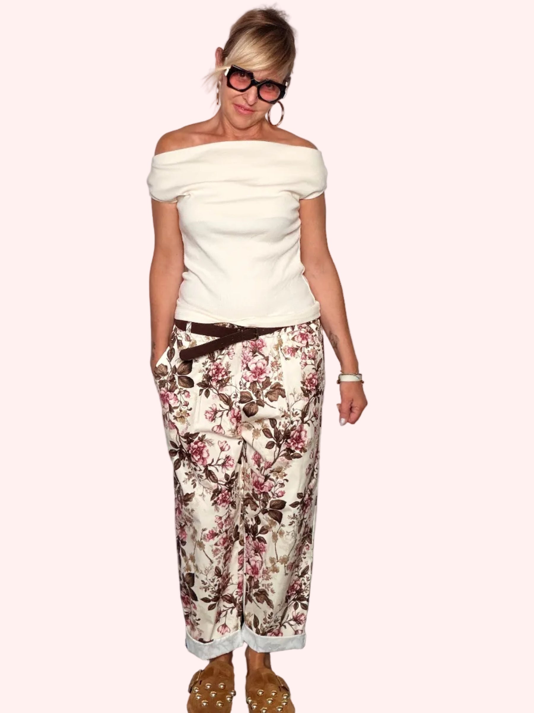 Pantalone Floreale Romantico