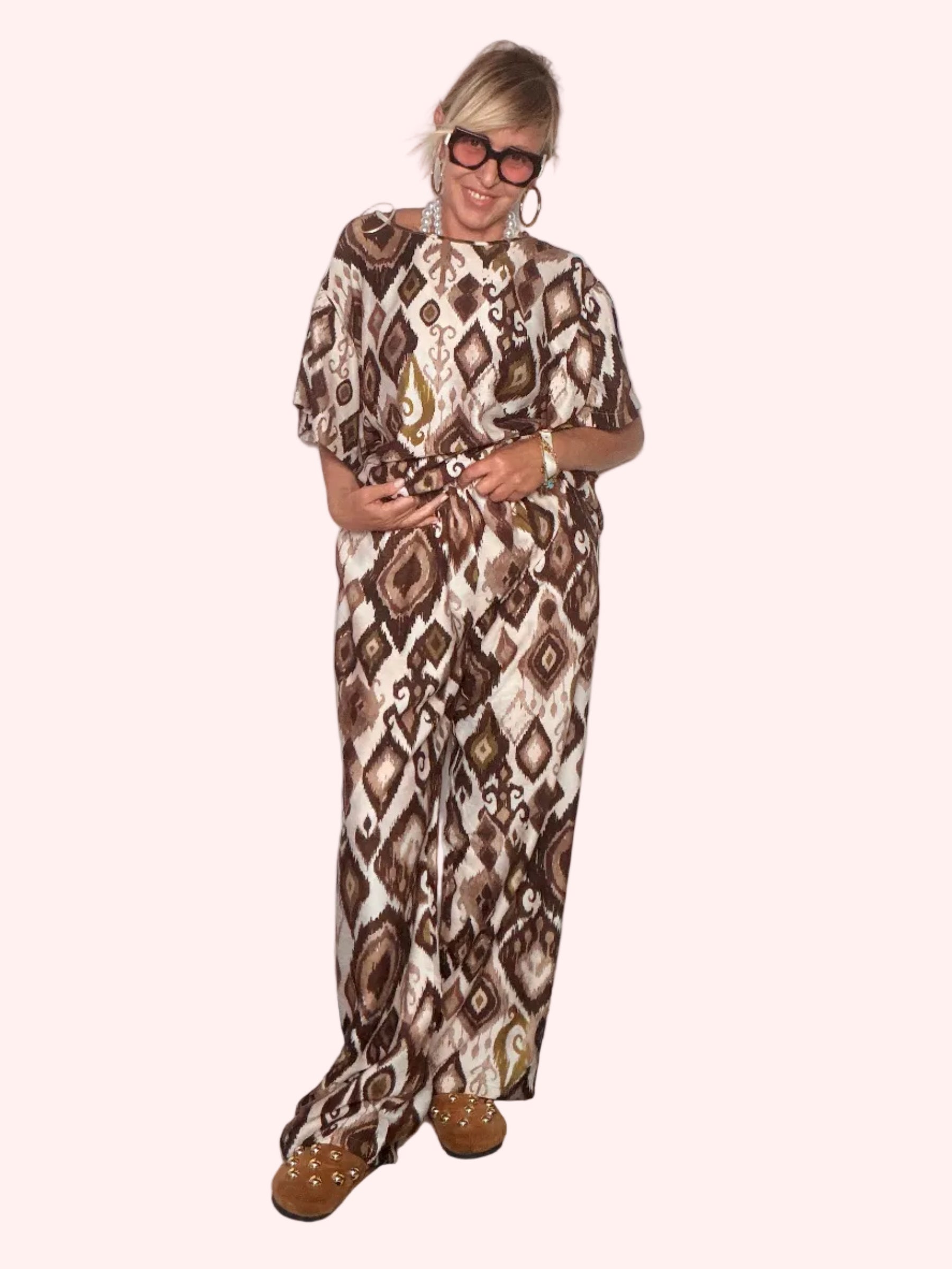 Pantalone Palazzo Ikat Susy Star
