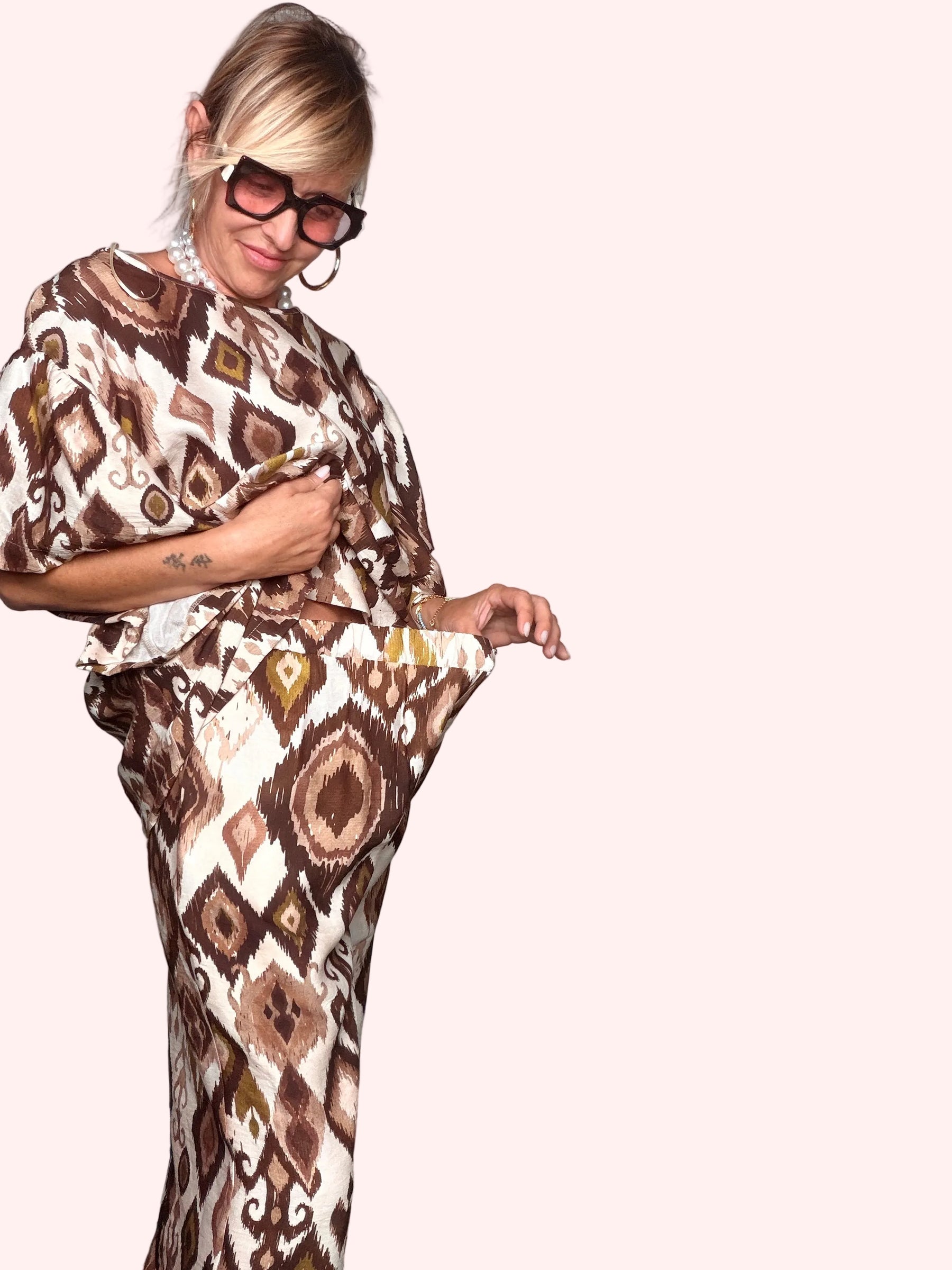 Pantalone Palazzo Ikat Susy Star