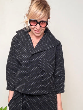 Giacca sartoriale micro-pattern